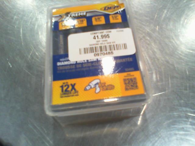 Diamond hole saw kit