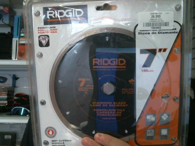 Diamond blade new 7 pouces