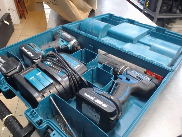 Kit impact drill+2 batt+1.5ah+chargeur