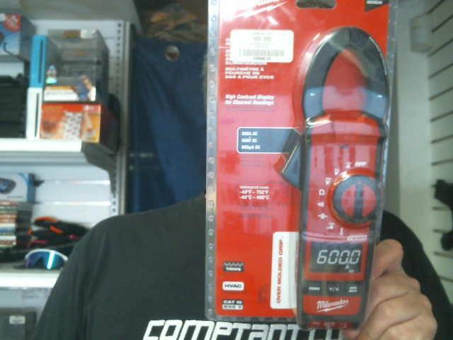 Multimetre a fourche 600a pour cvcr