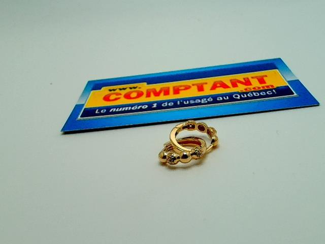 BOUCLES  D OREILLES EN OR 10KT