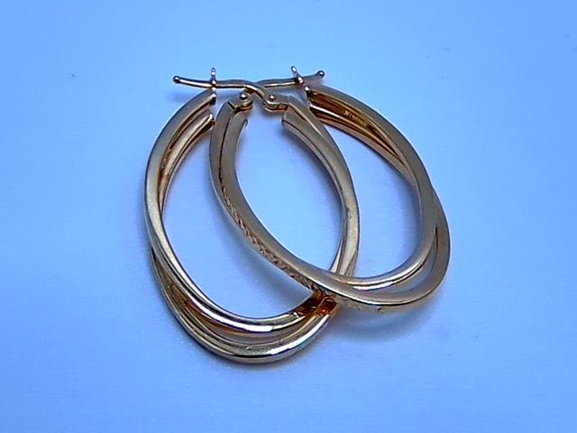 BOUCLES D OREILLES EN OR 10KT