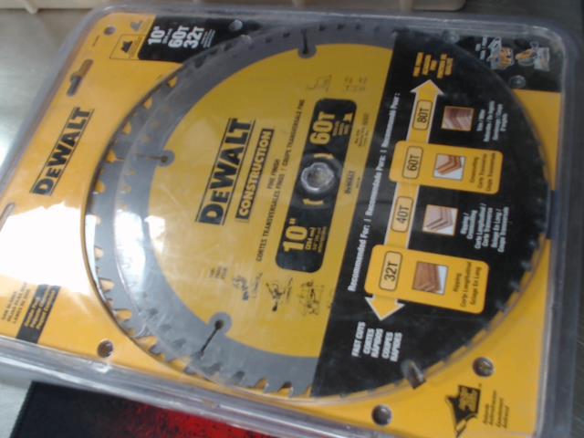 Double lame dewalt 10p 60t