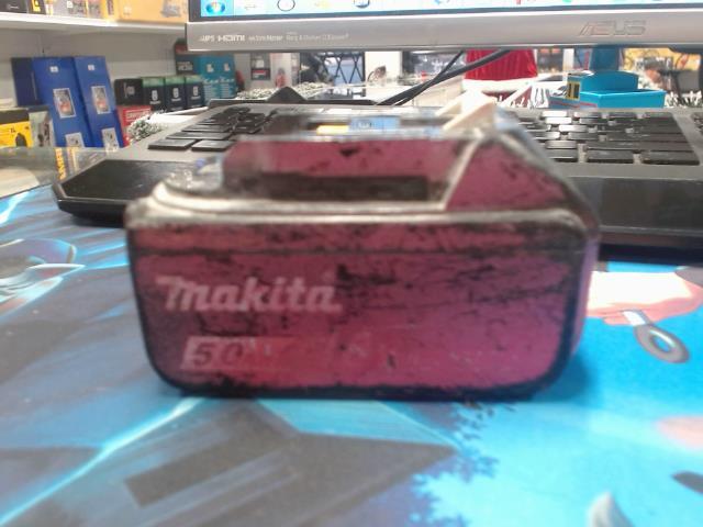 Battery makita used 5.0ah