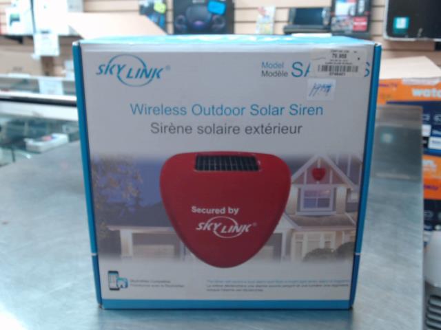 Alarme solaire exterieur