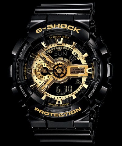 Casio g shock noir et gold