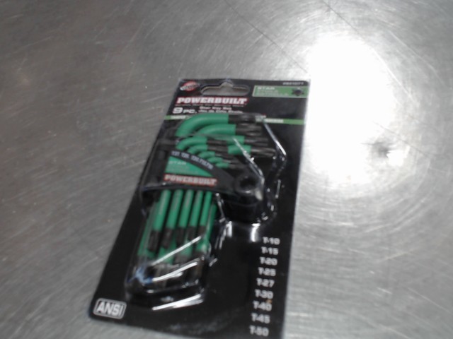 Jeu de cls toiles 9morceaux neuf