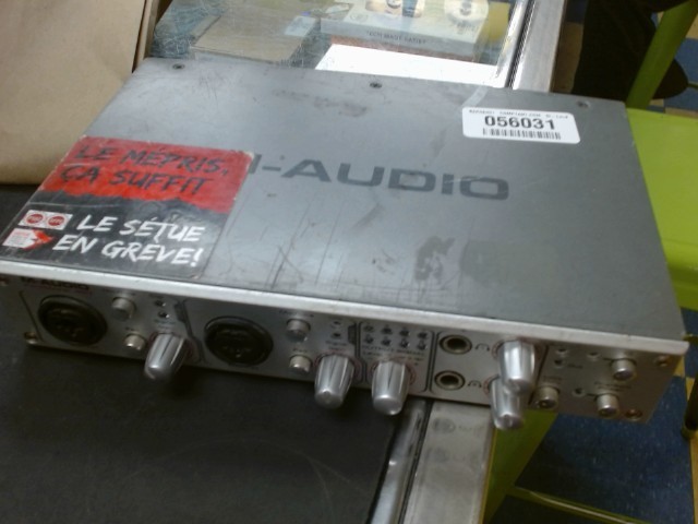 M audio interface audio