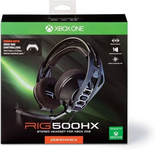 Ecouteur de gaming noir en boite