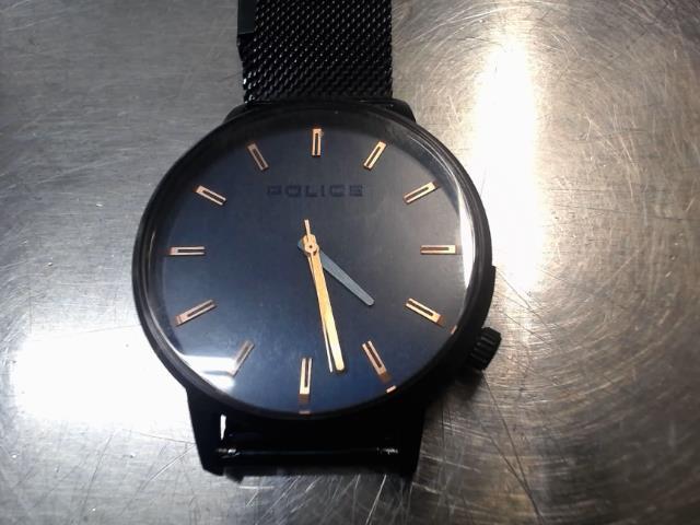 Montre police noire