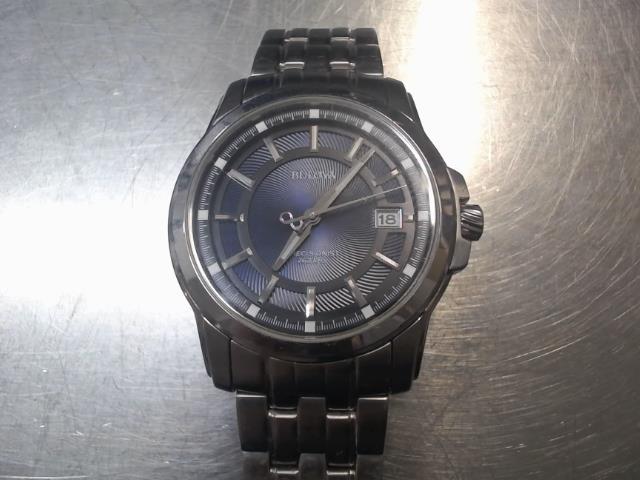 Montre stainless cadran bleu