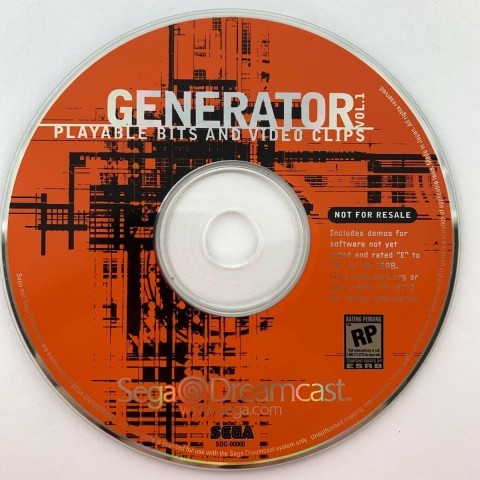 Dreamcast generator vol 1