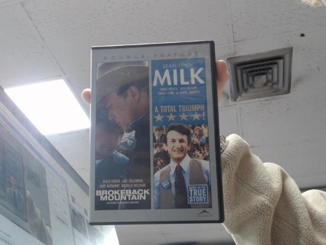 Brokeback mountain milk double features