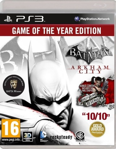 Batman arkham city goty ps3
