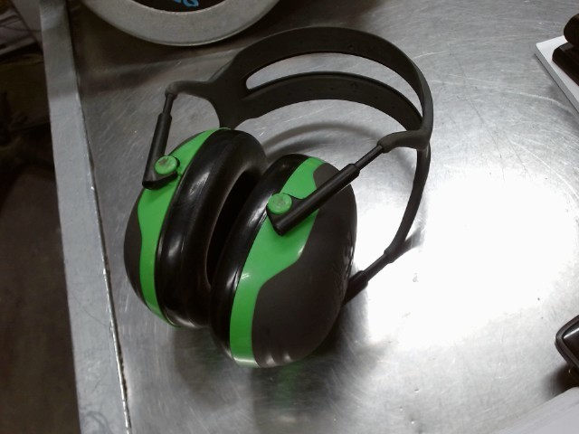 Noise protection ear muff noir/vert