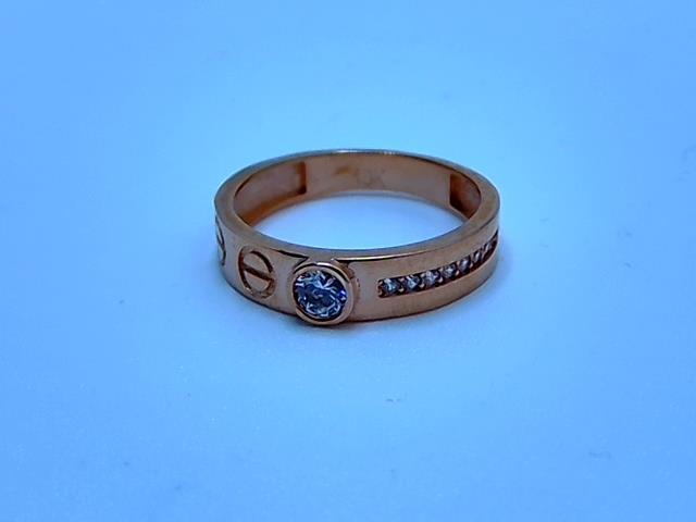 BAGUE EN OR ROSE 10KT