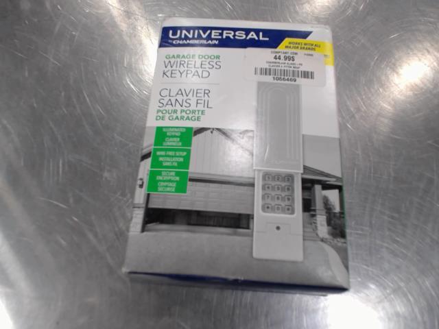 Clavier sans fil pour porte de garage