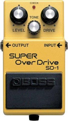 Pedale boss super over drive sd-1 fil
