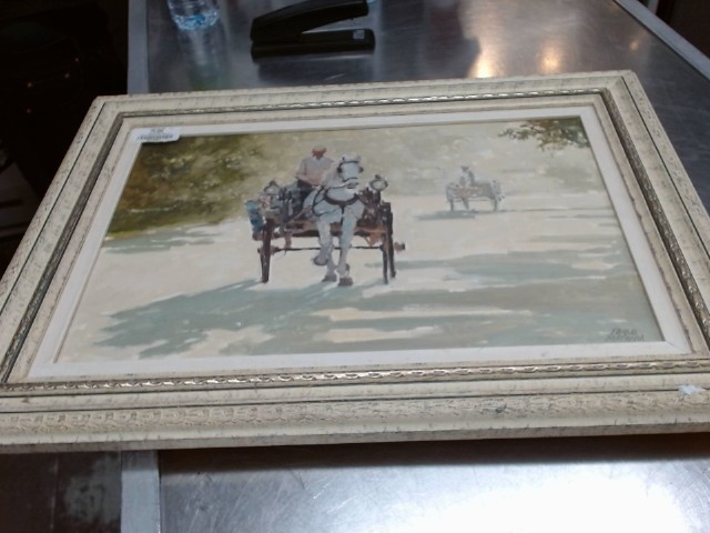 Cadre de pablo matania carrousel