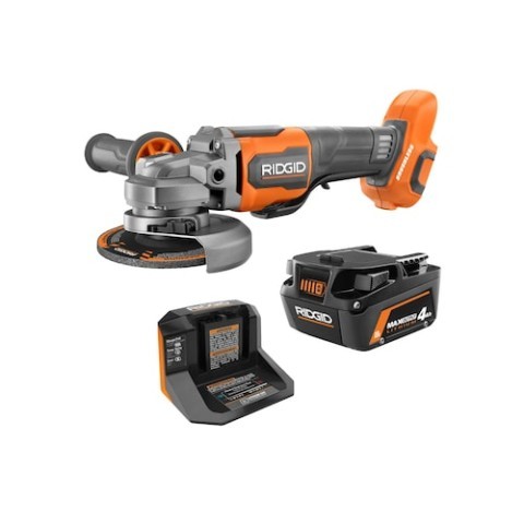 Grinder avec batterie et chargeur ridgid