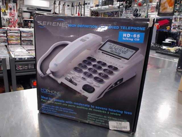 Telephone pour gens perte auditive