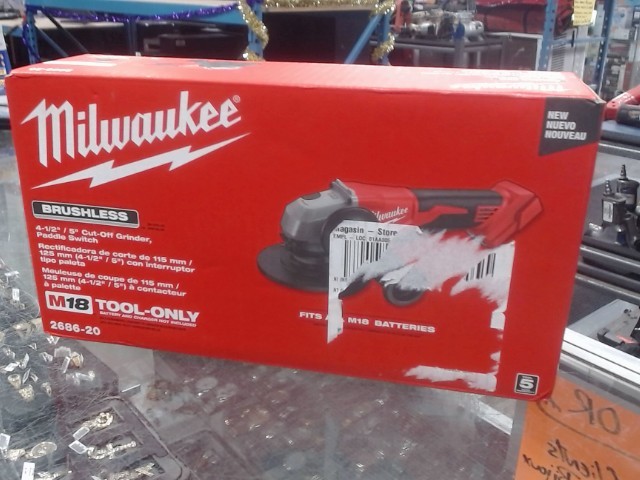 Grinde m18 a batt no batt/chrg (neuf)