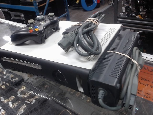 Console xbox 360+man+fils