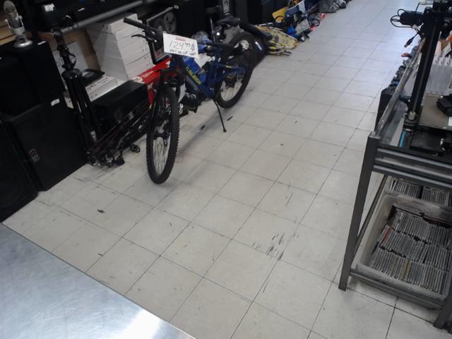 Velo montagne bleu 2s disque difect