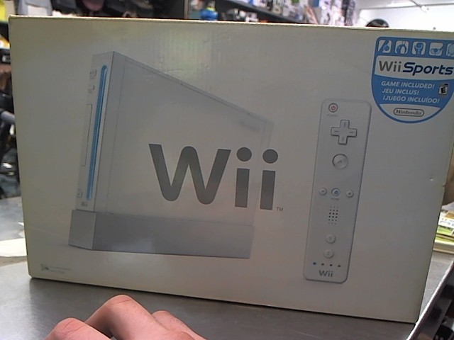 Wii in the box + wii sports