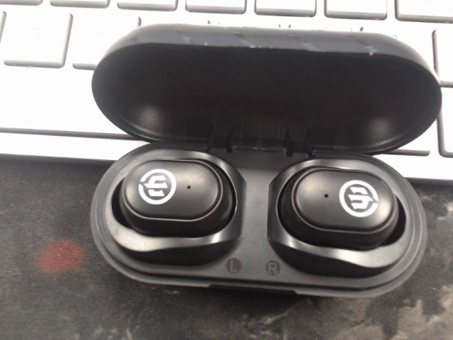 Ecouteurs noir sans fil bluetooth