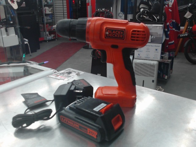 Ensemble perceuse sans fil +batt+charg