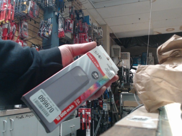 Chargeur de batt portable 10 000mah 3a