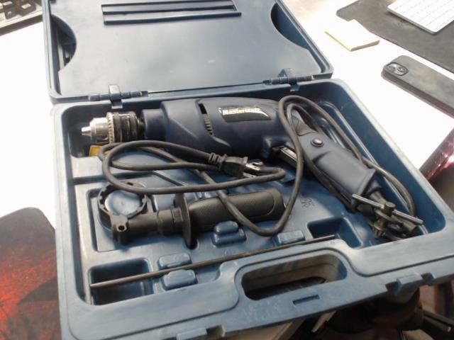 Perceuse mastercraft bleu dans boite
