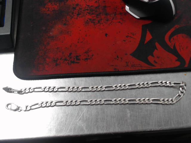 Chaine argent cuban links spacers
