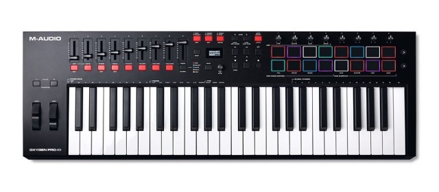 Clavier midi m audio noir