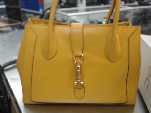 Sac jaune jackie k avec boite