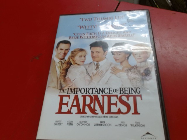 The importance of being earnest
