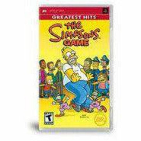 The simpsons game psp