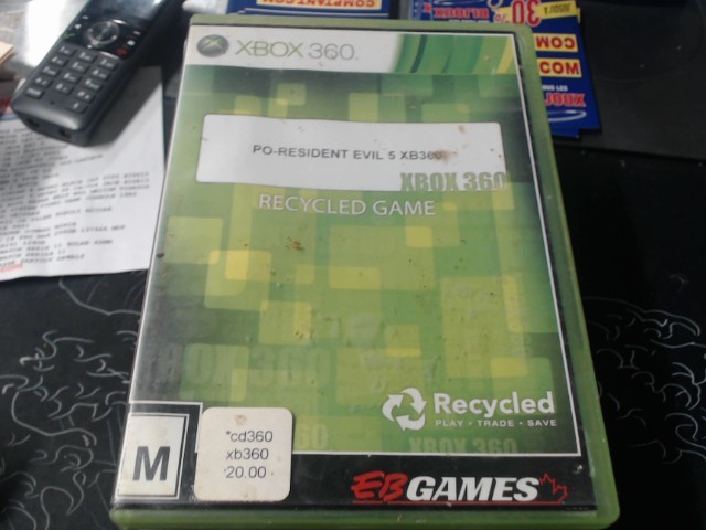 Resident evil 5 xbx 360