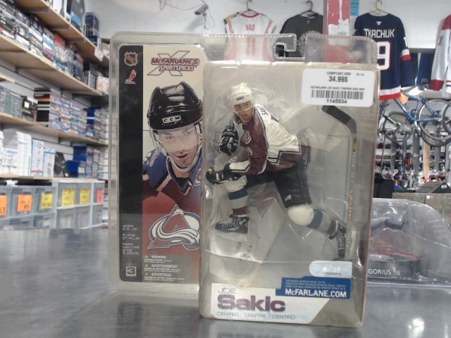 Mcfarlanes joe sakic figurine 2002 new