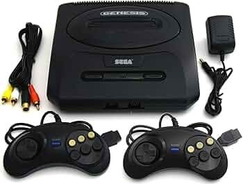 Sega genesis model 2 avec 2 manettes