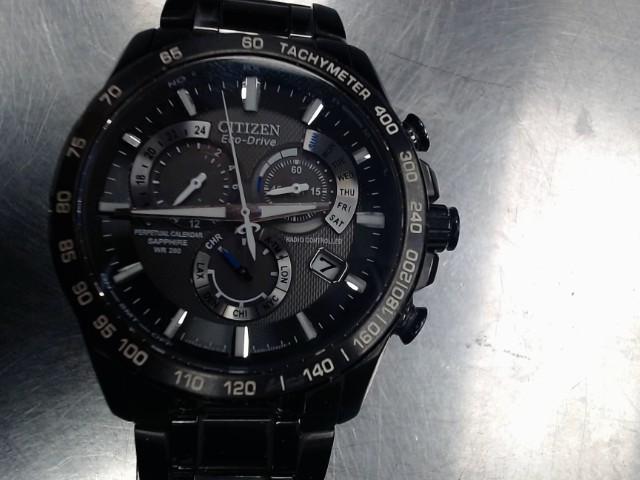 Citizen perpetual chrono black dial