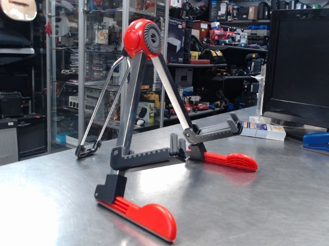 Stand a guitar rouge pour elec et accou