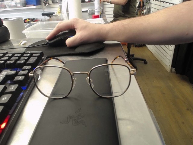 Lunette verre transparent