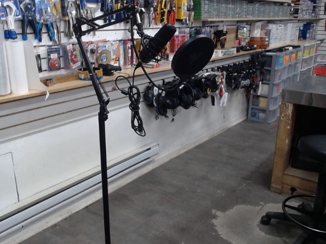 Micro pour studio+trepied