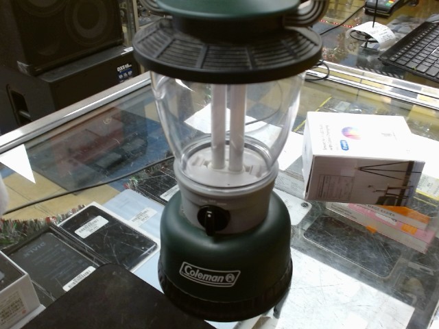 Lanterne verte a batterie