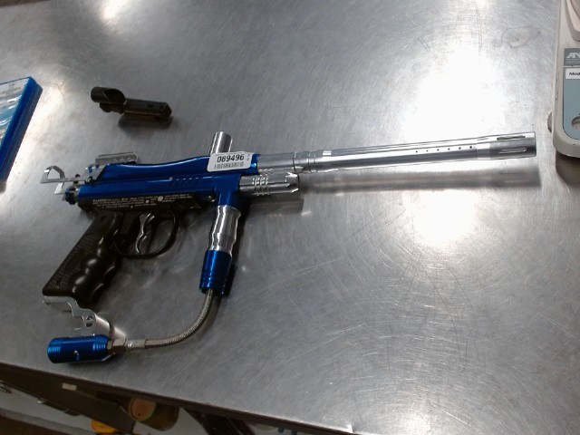 Spyder xtra paintball gun electric blue