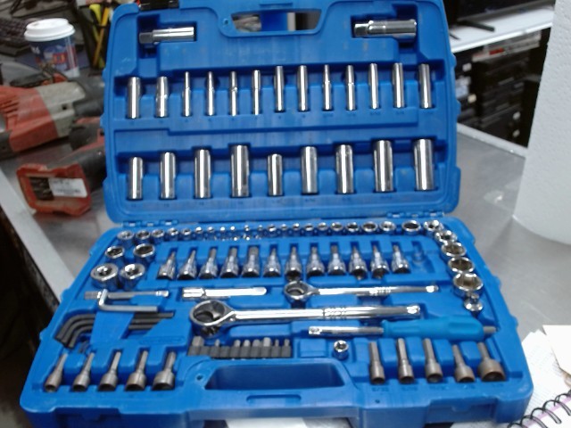 Socket and tool set 128 pieces