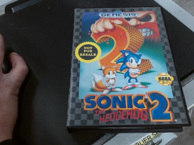 Sonic 2 complet jeux+box+livret