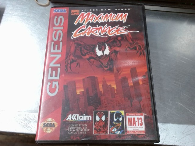 Spider-man venom maximum carnage